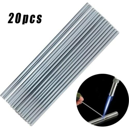 20PCS Set Welding No Need Solder Powder Aluminum Welding Brazing Rod Low Temperature Aluminum Solder Soldering Rod