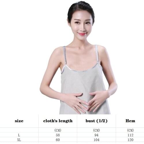 Radiation Protection Clothing Maternity Dress Genuine Anti-radiation Maternity Dress Silver Fiber Anti-radiation Pregnant Women