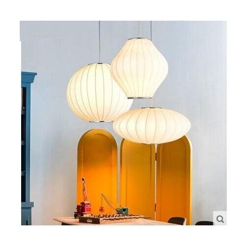 Modern Pendant Lights Chinese style lanterns personalized creative ball flying saucer silk lamp clothing store pendant ya73118