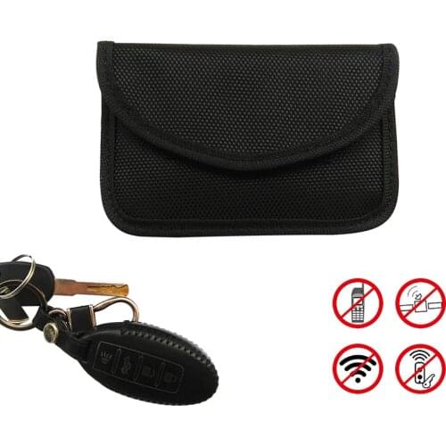 Car Fob Signal Blocker Faraday Bag Signal Blocking Bags RFID information anti-scanning anti-RF information Shielding Car Key Bag