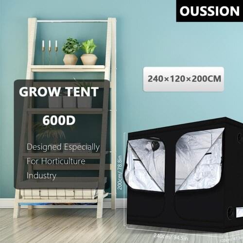 240*120*200CM Plant Grow Tent Grow Box Indoor Grow Room Home Reflective Mylar For Hydroponics Greenhouse Oxford Plant Light Tent