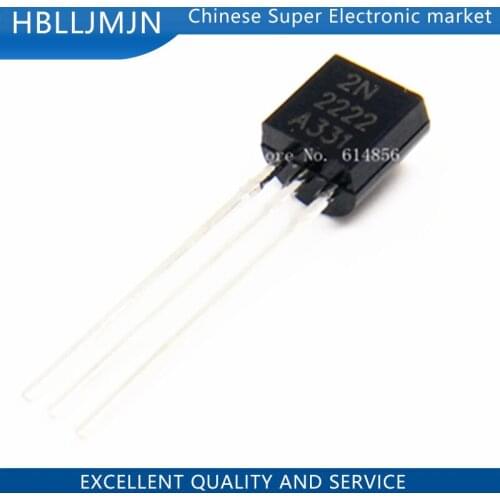 100PCS 2N2222 2N2222A TO-92 TO 92 Transistor