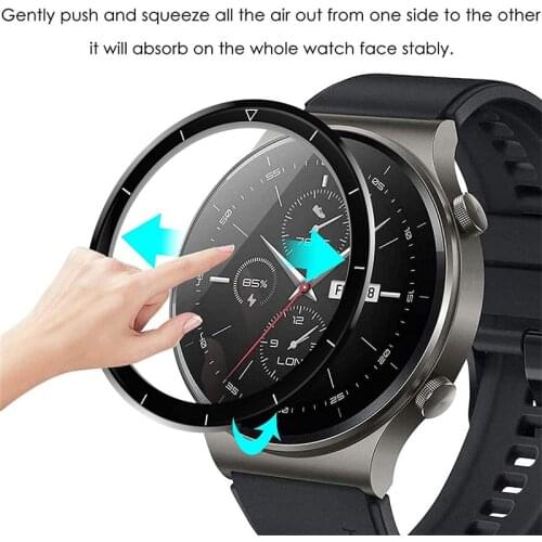 Screen Protector Film Full Cover for Huawei Watch GT 2 GT2 Pro Smartwatch Protection Guard 3D composite Films Watch Accessories