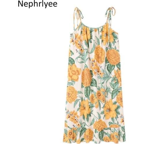 Plus size Summer Pyjama Spaghetti Strap Printing Sexy Women Pajamas Femme Fashion Flower Pajamas