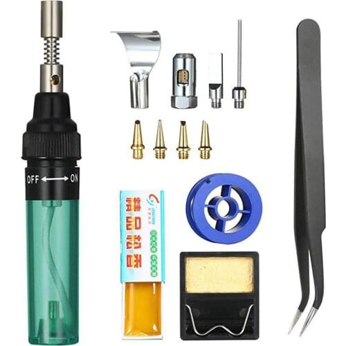 1300 Celsius Butane Gas Welding Soldering Irons Welding Pen Burner Blow Torch Gas Soldering Iron Cordless Butane Tip Tool