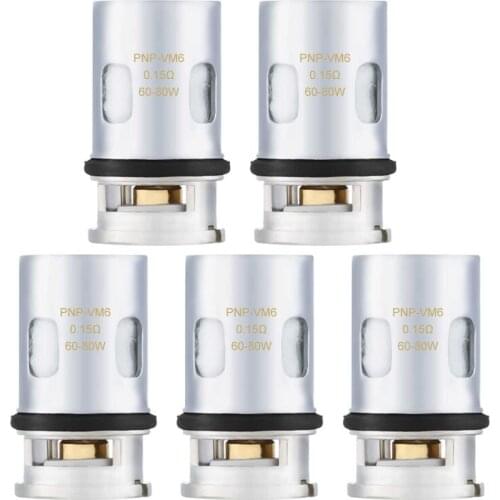 5PCS/Set The New PNP Vm6 Atomizing Core 0.15ohm 60-80W Is Equipped With Drag X Electronic Cigarette
