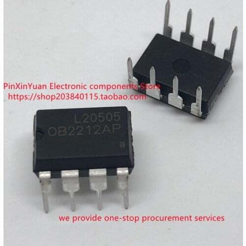 5PCS/LOT New original OB2212AP 0B2212 DIP-8 PWM switching power supply controller chip In stock