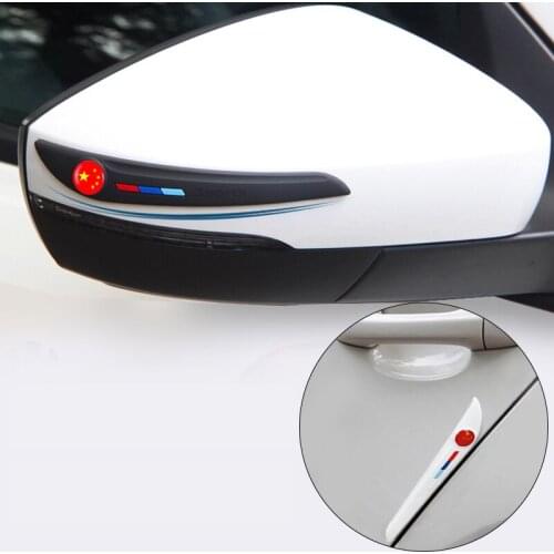 Car Rear View Mirror Crash Proof Strip Car Door Crash Protection Car Styling For Buick regal gs excelle encore lacrosse Sticker