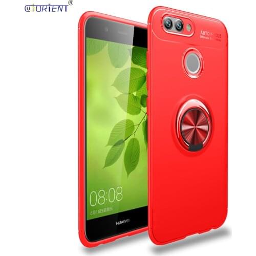 For Huawei Nova 2 Ultra Thin Shockproof Case Nova2 Finger Ring Full Cover PIC-L09 PIC-L29 PIC-LX9 PIC-TL00 PIC-AL00 Stand Funda