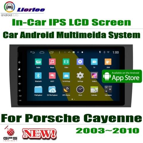 For Porsche Cayenne (9PA) 2003-2010 GPS Navigation Carplayer Android System RockChip PX5 1080P 8" HD IPS LCD Screen Radio