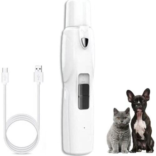 Electric Dog Nail Clippers Dog Nail Grinders USB Rechargeable Charging Pet Automatic Cat Paws Nail Cutter Grooming Trimmer Tools