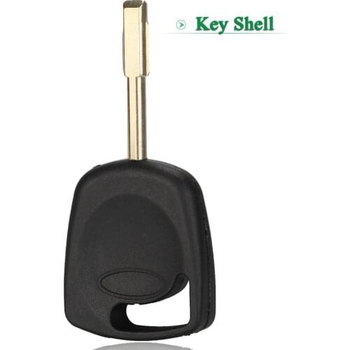 Bilchave Transponder Car Key Shell For Ford Focus Mondeo KA Jaguar XJ8 Transit Connect Uncut No Chip With Uncut Blank Blade