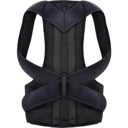 Back Posture Corrector Shoulder Lumbar Brace Spine Support Belt Adjustable Adult Corset Posture Correction Belt Size L