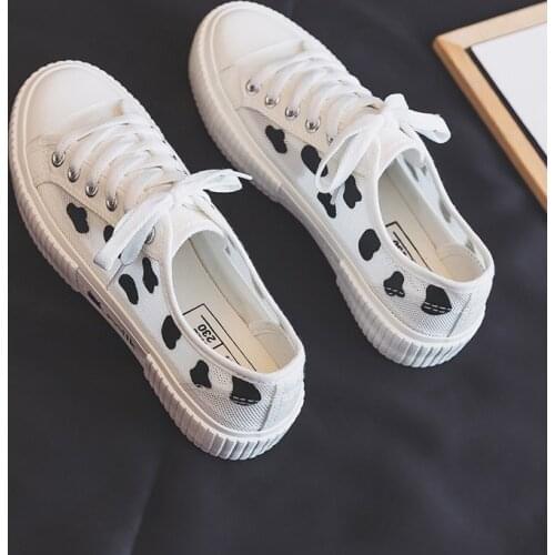 Women Sneaker Shoes Summer New Fashion Top Breathable Lace-up Canvas Shoes Female Students Flat Shoes Casual Net Shoes for Women