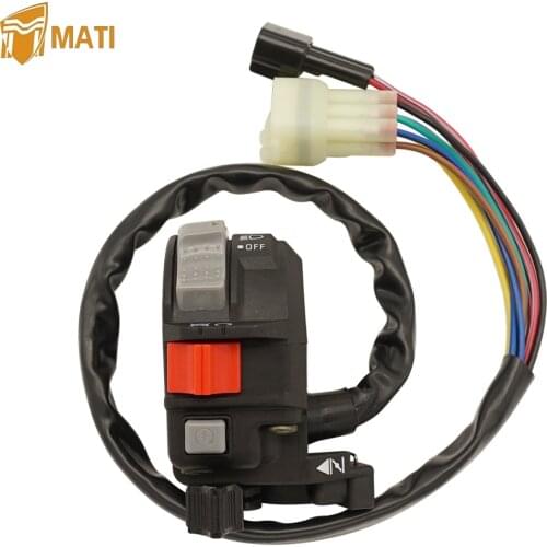 Left Handlebar Switch Control Engine Start for ATV Yamaha Big Bear Bruin Grizzly Kodiak Raptor Wolverine 250 350 400 450 600 660