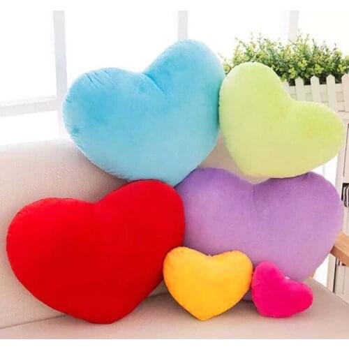 15cm Plush Cute Heart Pillow Toy For Lover Kids Friends Festival Gift Soft Plush Stuffed Red Love Heart Shape Pillow Toys New
