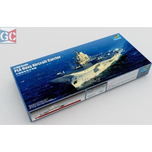 Freeshipping THE PLA Navy Aircraft Carrier Liaoning Assembly Model kits Modle building Trumpeter 1/700 scale
