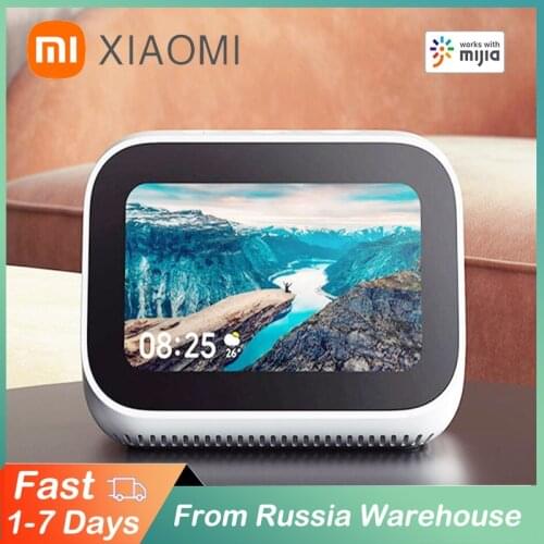 Original Xiaomi AI Face Touch Screen Bluetooth 5.0 Speaker Digital Display Alarm Clock WiFi Smart Connection with Video doorbell