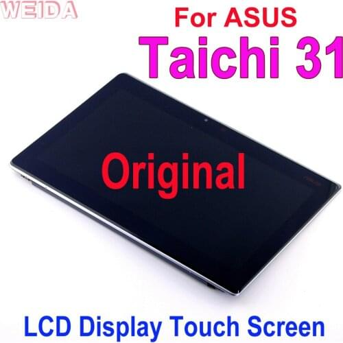 13.3" Original Replacement LCD For ASUS Taichi 31 LCD Display Touch Screen 1920*1080 A B Case+Frame Assembly TAICHI31