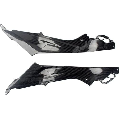 Pre-Preg 3K Twill Real Carbon Glossy Tank Side Trim Cover Panel For BMW S1000RR 2015 2016 2017 2018