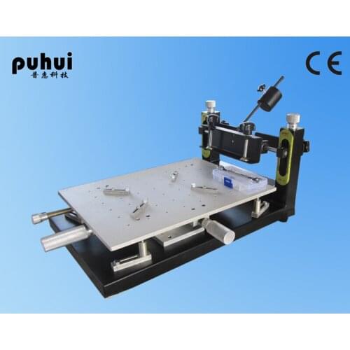 PUHUI High Precision Printer Manual Stencil Printer Machine Silk Printing Machine Authorized New PH-HPP01 580*320*259mm Perfect