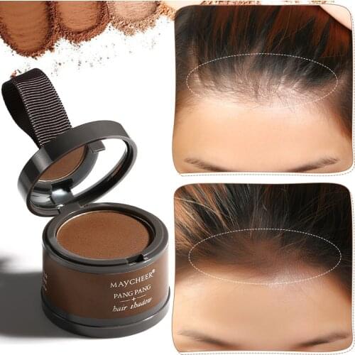 4 Color Hair Fluffy Powder Waterproof Natural Hairline Shadow Powder Instant Black Root Coverage Portable Hair Concealer TSLM2