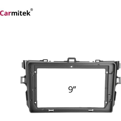 Fascia frame For Toyota Corolla 2009-2013 Android GPS Navi multimedia Panel Dash Frame Kit Mounting head unit Trim Bezel Fascias