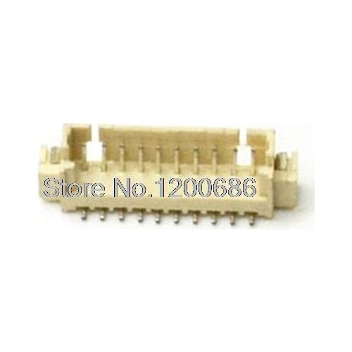 1.25MM SMT connector 10-Pin Connector 1.25 MM 10PIN plug connector 10P Pin Header 1.25mm R/A SMT