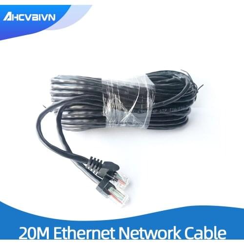 20M 65ft cat5 Ethernet Network Cable RJ45 Patch Outdoor Waterproof LAN Cable Wires For CCTV POE IP Camera System