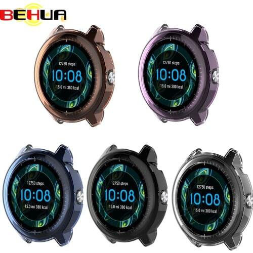 Sport New Cover Cases for Garmin Vivoactive 3 Music Version TPU Transparent Protective Case Smart Watch Replacement Accessories