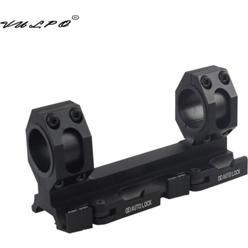 VULPO Tactical 25.4mm&30mm QD Ring Mount Quick Detach Auto Lock Scope Mount For 20mm Picatinny Rail
