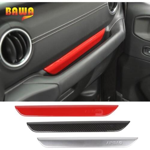 BAWA Interior Mouldings for Jeep Wrangler JL 2018+ ABS Co-pilot Handle Interior Trim Decoration Stickers for Jeep Wrangler jl