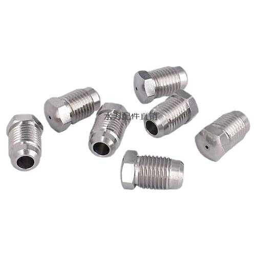 Water Jet Accessories Ultra High Pressure High Pressure Washer Nozzle Material Metal Interior Cutting Machine Gem