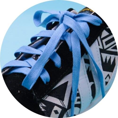 Weiou Official Waterproof Shoelaces 8MM Pure Color 100% Cotton Waxed Flat Laces Adults&Kids Single Canvas Boots Cords For Custom