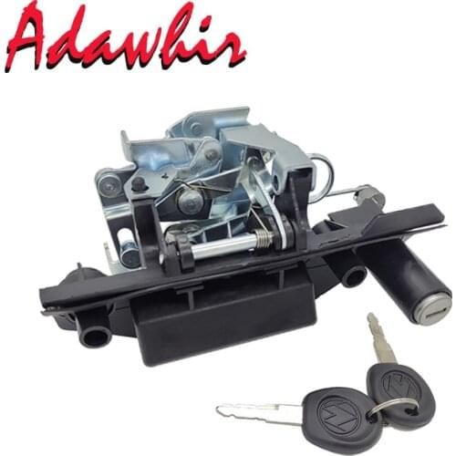 TAILGATE REAR DOOR LID LOCK HANDLE FOR VW TRANSPORTER MK4 T4 IV CARAVELLE 1990-2003 703829239E 703829239DE 703829239D