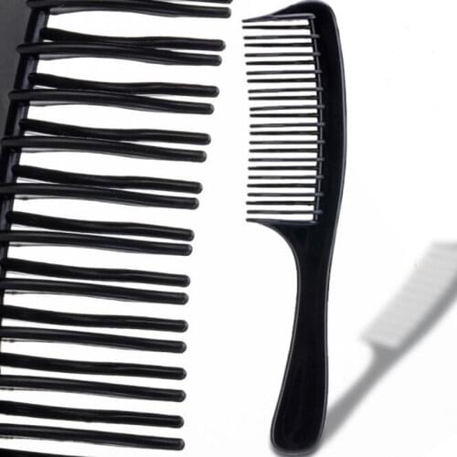 1pc Profissional Double Row Massage Comb Curly Hair Brush Hair Brush Straightener Comb Insert Comb Brush Barber Accessories