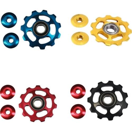 1Pc 11T Ultralight MTB Aluminum Alloy Bike Bearing Wheel Jockey Derailleur Pulleys Rear Parts Bicycle Outdoor A0K5