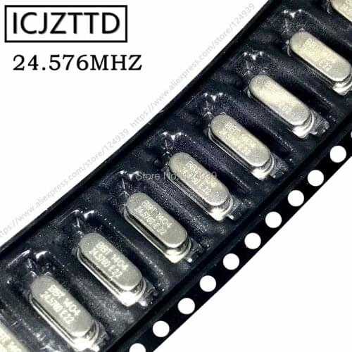 10pcs 22.1184MHZ 22.1184M 22.1184 24.000MHZ 24.000M 24.000 24MHZ 24M 24.576MHZ 24.576M 24.576 49SMD 2P 11.40mmx4.80mm 20PF