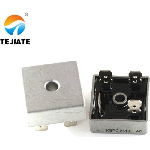 2PCS KBPC2510 2510 25A 1000V Phases Diode Bridge Rectifier New And Original
