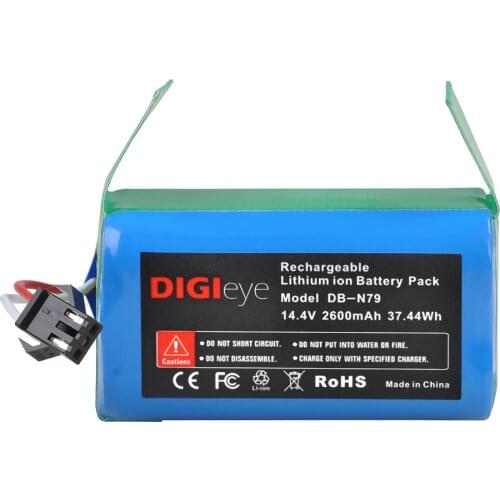 Vacuum Cleaner 14.4v 2.6Ah Battery for Ecovacs Deebot N79 N79S DN622 & Eufy RoboVac 11,11S MAX,12,15C MAX,15T,30C,35C