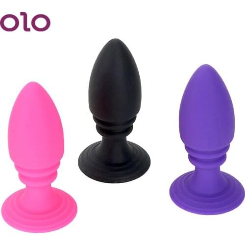 OLO Butt Plug Anal Dildo Anal Plug G Spot Stimulator Erotic Toys Sex Toys for Men Women Gay Prostate Massager