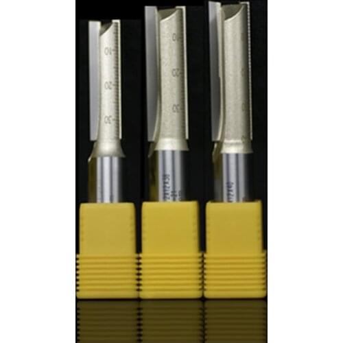 Arden Metric Straight Flute Flush Trim Router Bit 1/2 12.7mm Shank Two Flutes Carbide CNC Wood Cutting Tools Milling Cutter