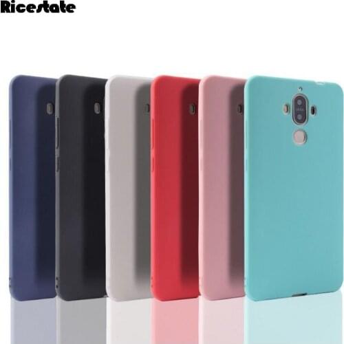 Case for Huawei Mate 9 soft silicone Matte Coque Fundas TPU Cover Case For Huawei Mate 9 Mate9 Solid color Phone Bags