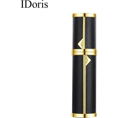 IDoris 5 ML Aluminum Perfume Bottle Refillable Travel Perfume Atomizer Mini Glass Spray Bottle Empty