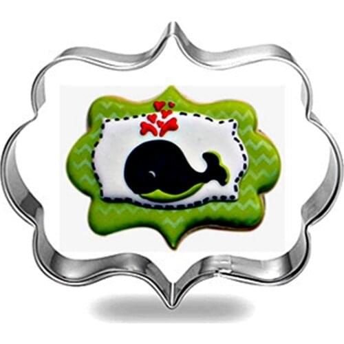 Frame Style Cookie Tools Biscuit Cutter Stainless Steel Baking Mold Sugarcraft Pastry Tools Kitchen Accessories Baking Fondant