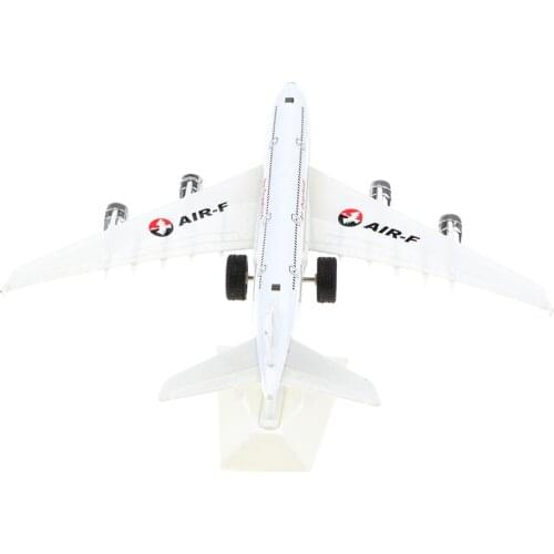 Alloy Die-cast Plane Toy Airbus A380 Air - F Airplane Model Kids Collection