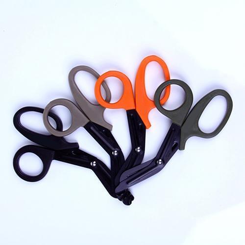 Multifunctional Bandage Scissors Outdoor Camping Hiking Injury Emergency Rescue Tool Hemostatic Bandage Cutting Tool EMT