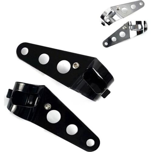 Motorcycle Retrofit Retro Headlight Front Shock Absorption Headlight Bracket For Honda CB400 CG125 Yamaha SR400 Suzuki GN125