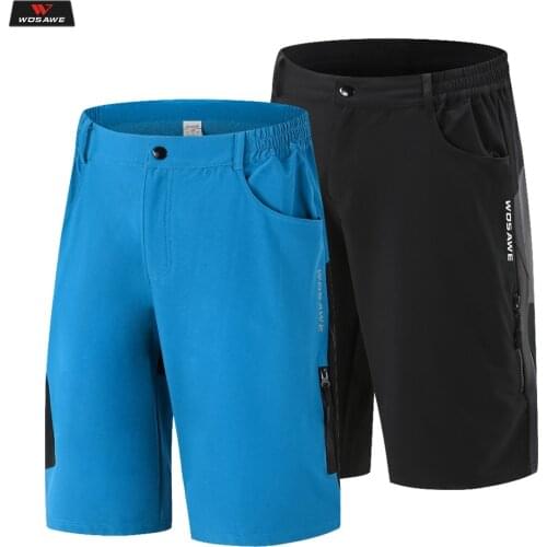 WOSAWE Motorcycle Shorts Mens Cycling Shorts Mountain Bike Downhill Shorts Loose Outdoor Sports Riding Road Moto Short Trousers