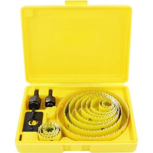 5/8/13Pcs DIY Hole Saw Bit Cutting Set Kit 19-127mm Hole Cutter Set For Plasterboard Ceiling Woodworking Hole Saw Kit Drill Bits